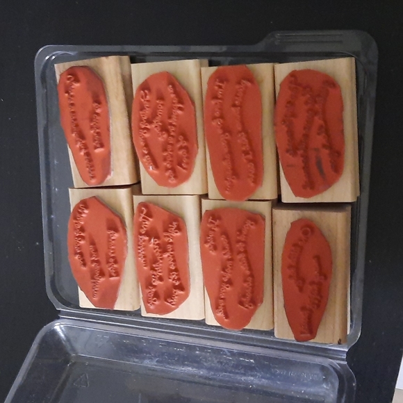 Curvy Verses Stampin Up set of 8 - Picture 3 of 5